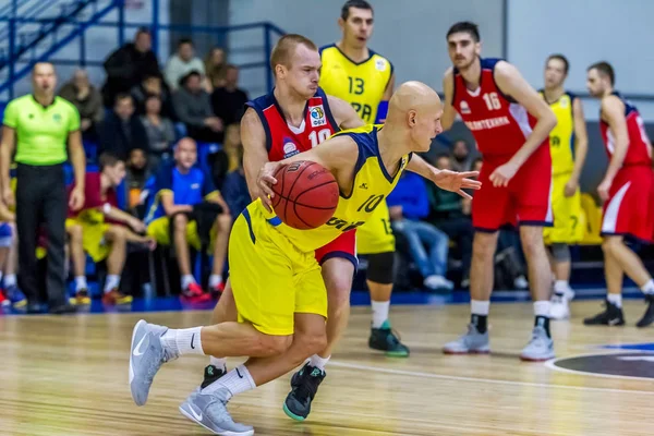 Odessa Ucrânia Outubro 2016 Campeonato Ucrânia Basquete Jogo Bipa Odessa — Fotografia de Stock