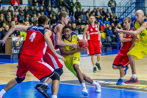 Odessa Ucrania Octubre 2016 Campeonato Ucrania Baloncesto Juego Bipa Odessa — Foto de Stock