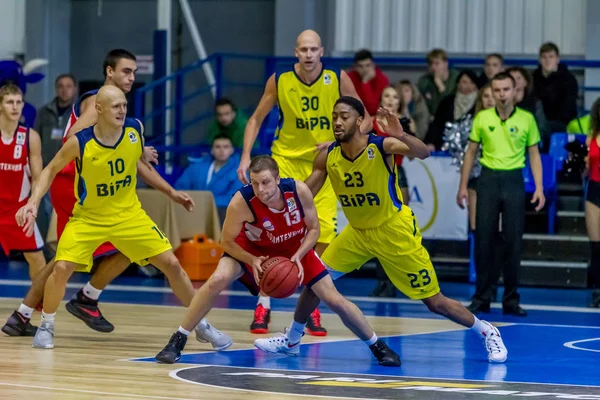 Odessa Ucrânia Outubro 2016 Campeonato Ucrânia Basquete Jogo Bipa Odessa — Fotografia de Stock