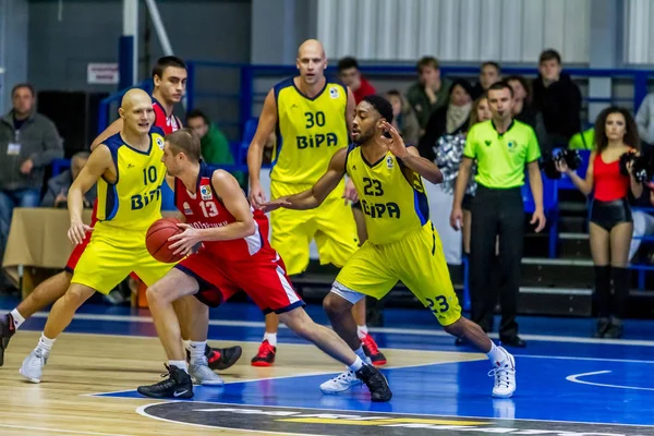 Odessa Ucrânia Outubro 2016 Campeonato Ucrânia Basquete Jogo Bipa Odessa — Fotografia de Stock