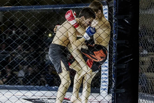 Odessa Ucraina Dicembre Atletica Mma Combattenti Arti Marziali Miste Competono — Foto Stock