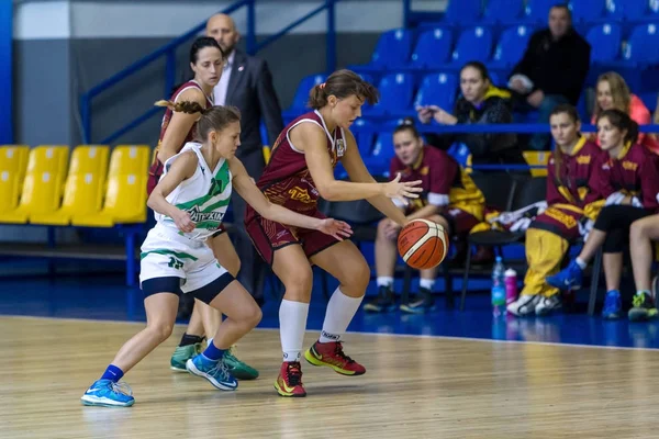 Odessa Ucrania Noviembre 2016 Copa Ucrania Baloncesto Femenino Interhimik Odessa — Foto de Stock