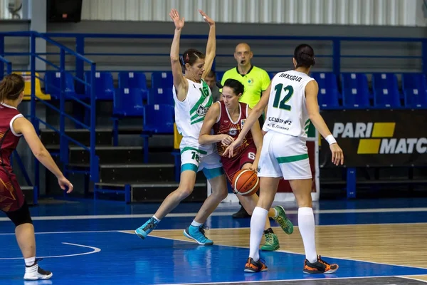 Odessa Ukraine November 2016 Ukrainian Cup Women Basketball Interhimik Odessa — Stock Photo, Image