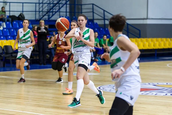 Odessa Ukraine Novembro 2016 Copa Ucrânia Basquete Feminino Interhimik Odessa — Fotografia de Stock