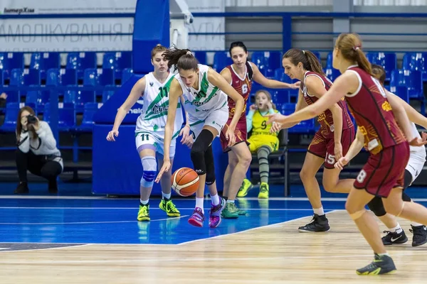 오데사 우크라이나 2016 우크라이나 여자의 농구에 Interhimik 오데사 Tavria 헤르손 — 스톡 사진
