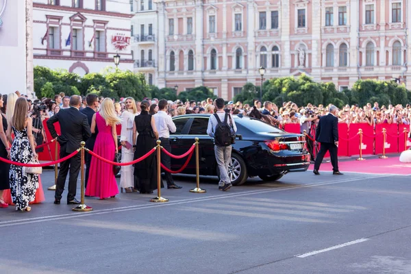 Odessa Ukraina Juli 2016 Röda Mattan Öppnandet Den Internationella Filmfestivalen — Stockfoto