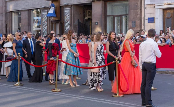 Oděsa Ukrajina Červenec 2016 Red Carpet Otevření Mezinárodní Filmový Festival — Stock fotografie