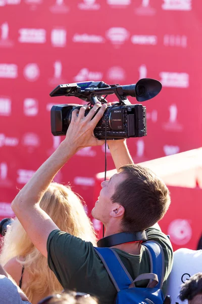 Odessa Ucrania Julio 2016 Inauguración Alfombra Roja Del Festival Internacional — Foto de Stock