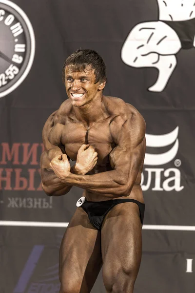 Odessa Oekraïne Oktober Wedstrijden Oekraïense Bodybuilding Bodybuilding Atletiek Van Mannen — Stockfoto