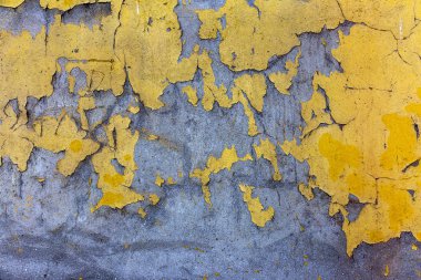 Güzel eski duvar büyük çatlaklar ve doku ile. Arka plan olarak kullanılabilir