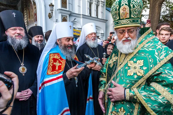 Odessa Ukraine September First Visit Rector Ukrainian Orthodox Church Onufry — Stock Photo, Image