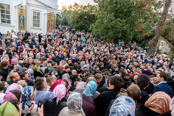 Odessa Ukraina Września Pierwsza Wizyta Rektora Ukraińskiego Kościoła Prawosławnego Onufry — Zdjęcie stockowe