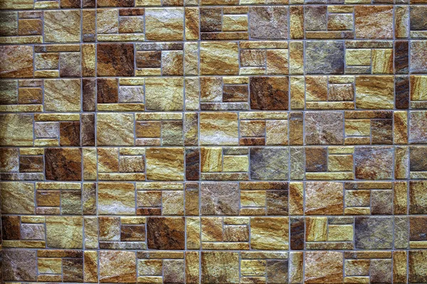 Wall Built Natural Stone Can Used Background — Stock Photo, Image