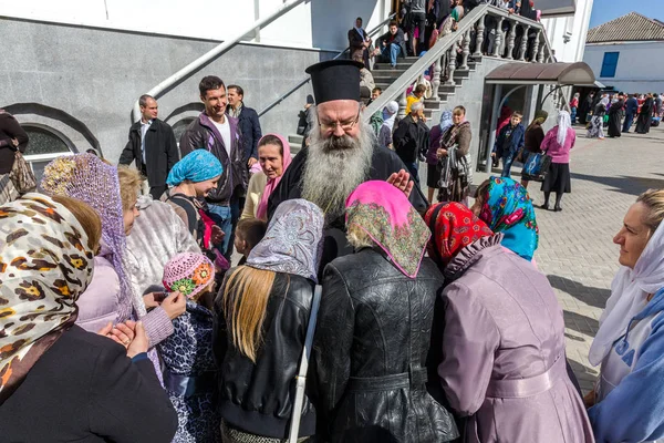 Odessa Ukraine September First Visit Rector Ukrainian Orthodox Church Onufry — Stock Photo, Image