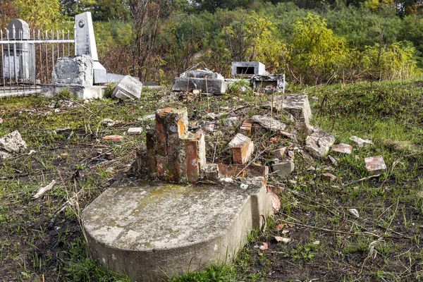 Odessa Ukraina November Forlatte Gamle Graver Ved Den Historiske Jødiske – stockfoto