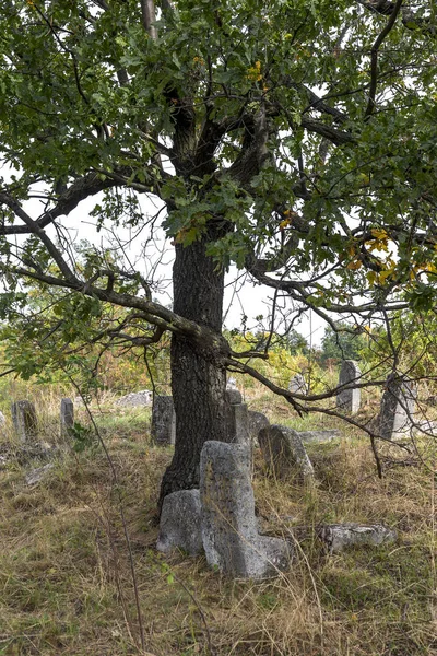 Odessa Ukraine November Abandoned Old Graves Historic Jewish Cemetery 18Th — Stock Photo, Image