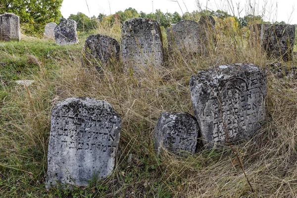 オデッサ ウクライナ ウクライナの Kodyma オデッサの地域の歴史的なユダヤ人の墓地で放棄された古い墓 選択と集中 2014 日のオデッサ ウクライナ — ストック写真