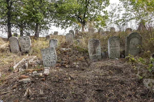 Odessa Ukraine November Abandoned Old Graves Historic Jewish Cemetery 18Th — Stock Photo, Image