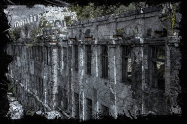 Arka plan yıkılan binaların ve grafiti thrash herhangi bir yıl için yeni yaratıcı takvimi bilgisayar savaş oyunları teröristlerle temel. 2015, 2016. Multiplayer online Rpg, Mmorpg, macera, Aksiyon, stalker, SAP, kentsel