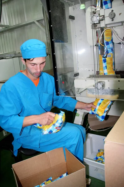 Odessa Ucrânia Julho 2007 Fábrica Para Produção Alimentos Partir Ingredientes — Fotografia de Stock