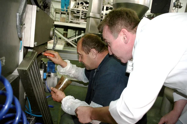 Odessa Ukraine Juli 2007 Fabrik Zur Herstellung Von Lebensmitteln Aus — Stockfoto