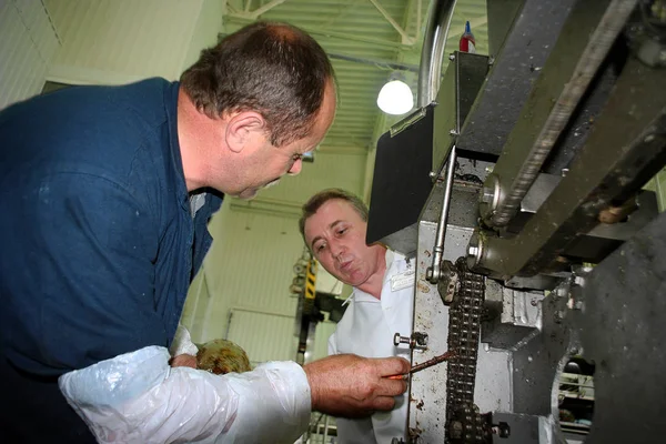 Odessa Ucrânia Julho 2007 Fábrica Para Produção Alimentos Partir Ingredientes — Fotografia de Stock