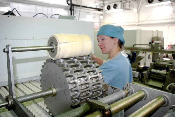 Fabbrica Produzione Prodotti Alimentari Partire Ingredienti Naturali Cibo Cibo Convenienza — Foto Stock