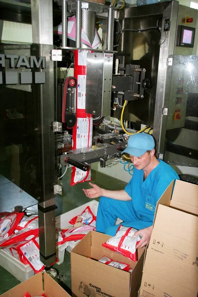 Odessa Ucrânia Julho 2007 Fábrica Para Produção Alimentos Partir Ingredientes — Fotografia de Stock