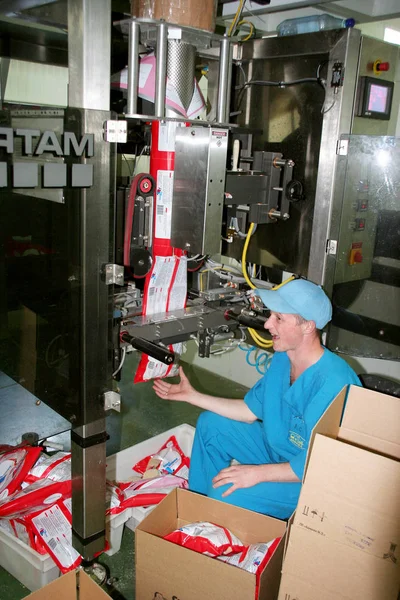 Odessa Ucrânia Julho 2007 Fábrica Para Produção Alimentos Partir Ingredientes — Fotografia de Stock