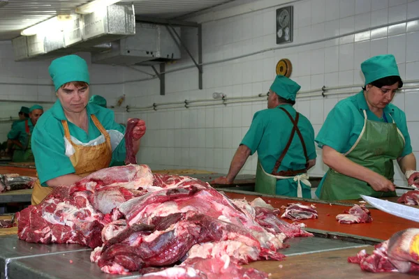 Odessa Ucrania Julio 2007 Fábrica Para Producción Alimentos Partir Ingredientes — Foto de Stock