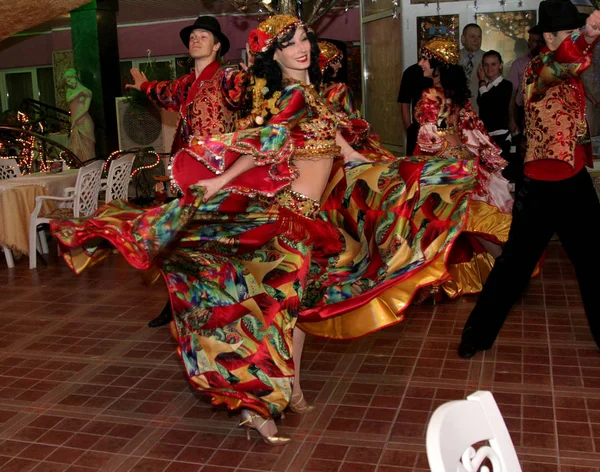 Odessa Ukraina Maj Lokala Gypsy Ensemble Utför Dynamisk Nationella Danser — Stockfoto