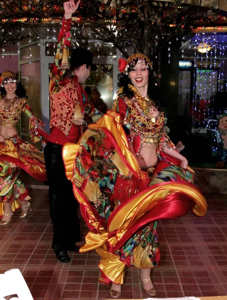 Odessa Ukraine May Local Gypsy Ensemble Performs Dynamic National Dances — Stock Photo, Image