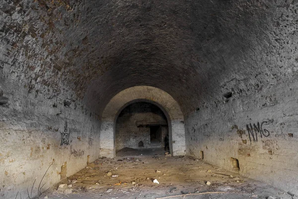 Alter Verlassener Tunnel Unterirdischen Weinkeller Eingang Den Katakomben Odessa Ukraine — Stockfoto