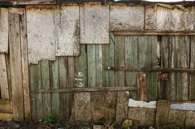 Odunsu arka plan. Eski ahşap çit. Eski ahşap duvar arka plan, çit, çit eski ahşap. Antika ahşap arka plan yaratıcı tasarım unsuru. Vintage tarzı tasarım için. STALKER, Apocalyps