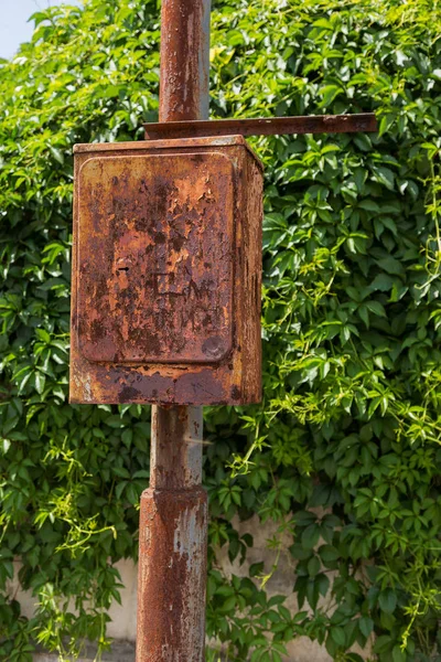 Abstrakte Natürliche Hintergrundtextur Einer Alten Grunge Rosteisenwand Abstrakter Hintergrund Rostige — Stockfoto