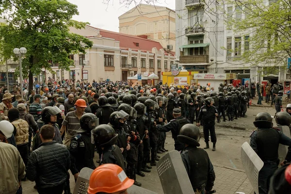 Odessa Ukrajna 2014 Május Tragikus Áldozatát Halál Gyilkos Emberek Sérült — Stock Fotó