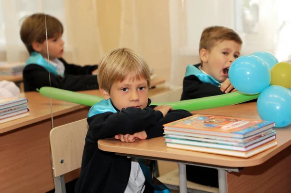 Odessa Ucrania Septiembre 2016 Niños Primaria Maestros Aula Estudio Los — Foto de Stock