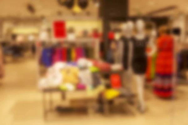 Oskärpa Urbana Marknadsplatser Store Sista Säsongens Varuförsäljning Mode Shopping Hall — Stockfoto