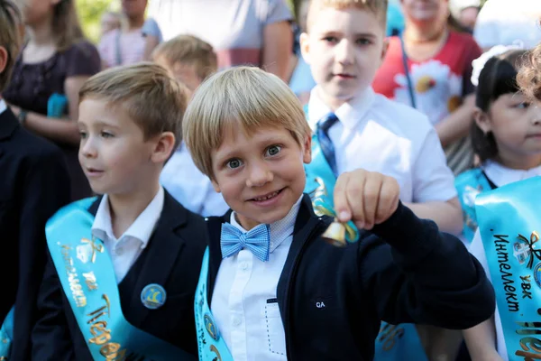 Odessa Ukraine September 2016 Grundschulkinder Und Lehrer Klassenzimmer Das Studium — Stockfoto