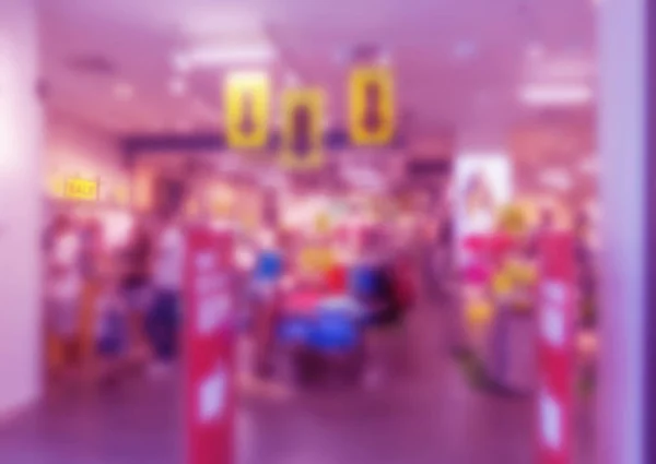 Blur Urban Marketplaces Store Final Seasonal Sale Fashion Goods Shopping — Stock Photo, Image