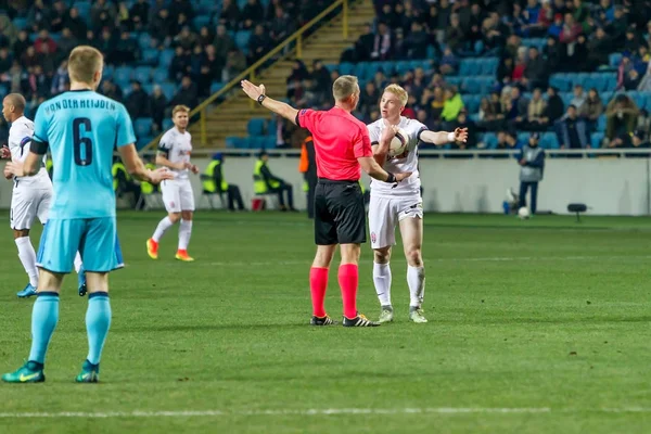 Odessa Ucrânia Novembro 2016 Uefa Europa League Zarya Lugansk Aceita — Fotografia de Stock