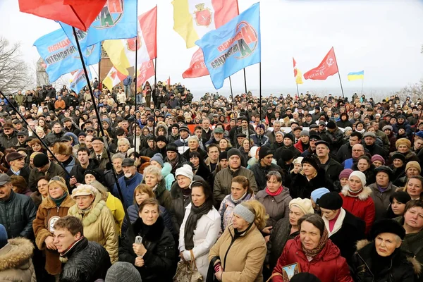 Одесса Украина Февраля 2014 Года Политическим Людям Продемонстрирован Гражданский Мирный — стоковое фото