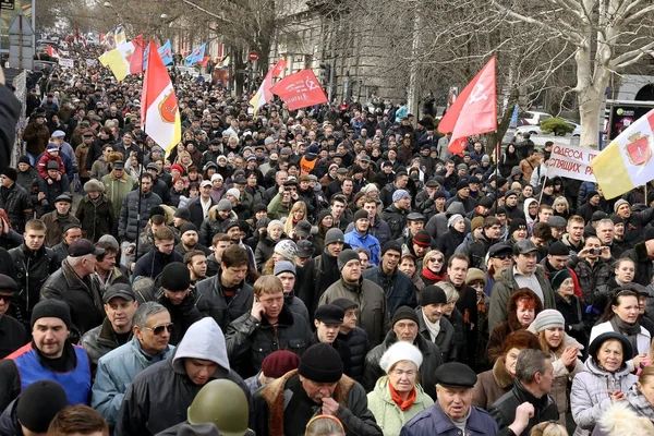 Odessa Ukrayna Şubat 2014 Nsanlar Ilkesi Üzerinde Devlet Ukrayna Silahlı — Stok fotoğraf