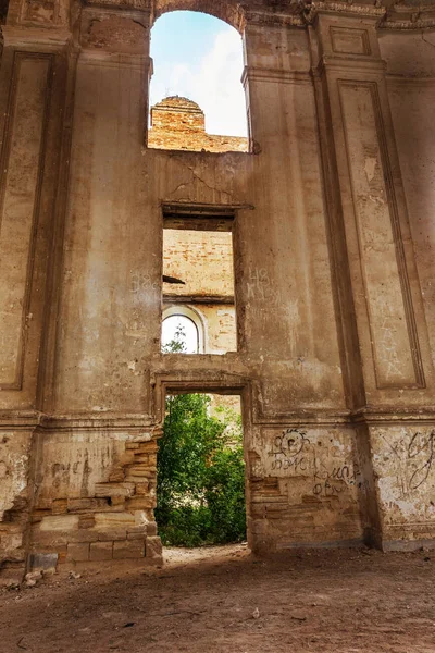 Rovine Dell Antica Chiesa Luterana Odessa Ucraina Edificio Storico Nel — Foto Stock