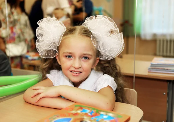 Odessa Ucrania Septiembre 2016 Niños Primaria Maestros Aula Estudio Los — Foto de Stock