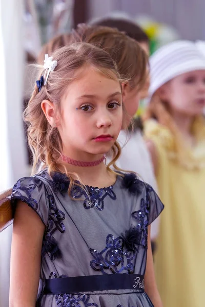 Odessa Ukraine März 2017 Kinder Beim Konzert Der Grundschule Kindervorstellung — Stockfoto