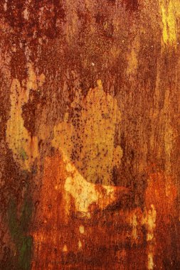 Doğal arka plan doku duvar eski grunge pas demir soyut. Yaratıcı tasarım için bir üs olarak arka plan paslı metal yüzey