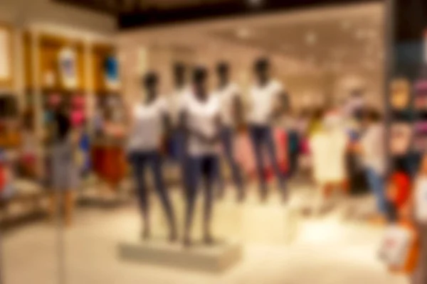 Oskärpa Urbana Marknadsplatser Store Sista Säsongens Varuförsäljning Mode Shopping Hall — Stockfoto