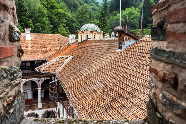 Rila Park Bulgaristan Temmuz 2016 Rila Manastırı Hıristiyan Davranır Saint — Stok fotoğraf