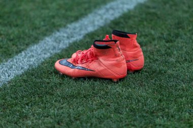 Odessa, Ukrayna - 3 Kasım 2016: Uefa Avrupa Ligi. FC Zarya (Lugansk) Feyenoord (Rotterdam) Hollanda kabul eder. Yoğun duygusal futbol maçı maçın anahtar parçaları. 1:1